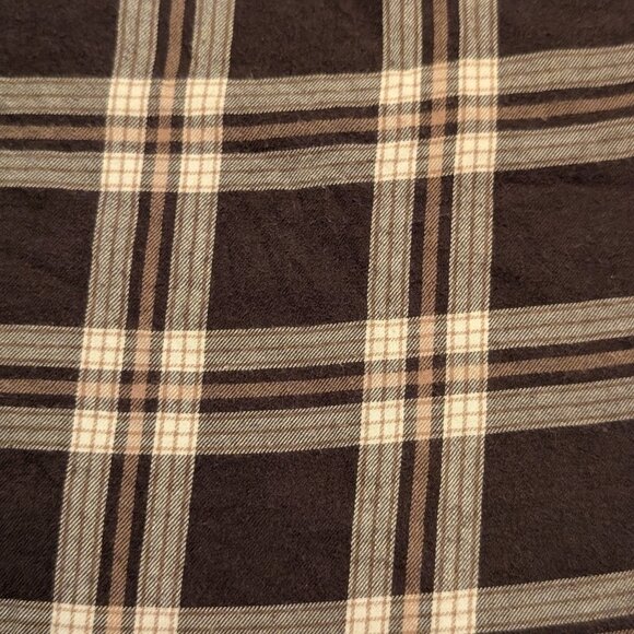 Size 12 Wild Fable Brown Plaid Babydoll Cami Top | Adjustable Straps - Picture 2 of 2